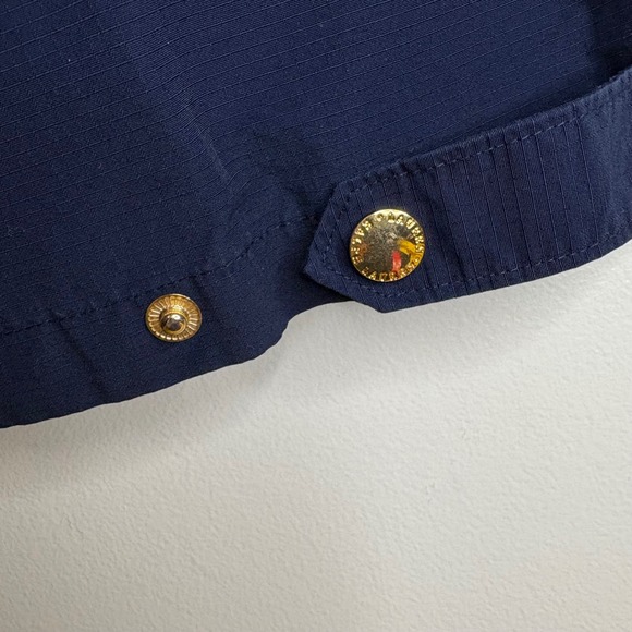 Lauren Ralph‎ Lauren Petite Navy Blue Flat Front Casual Pants Womens Size 8P - Picture 6 of 8